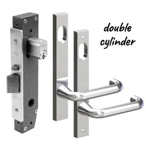 LEGGE NARROW STILE GLASS DOOR DOUBLE CLYINDER MORTISE LOCK KIT 23mm 3582 - Picture 1 of 1