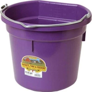 Little Giant Flat Back Plastic Bucket-Pail Purple 20 Quart (P20FBPURPLE6) - Picture 1 of 1