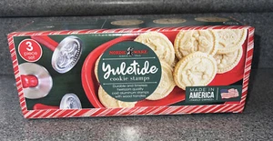 Estampillas de galletas Nordic Ware Yuletide - nuevas selladas - Imagen 1 de 3