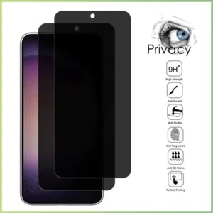 Privacy Screen Protector For iPhone 16 15 14 13 Anti Spy Private Tempered Glass - Picture 1 of 29