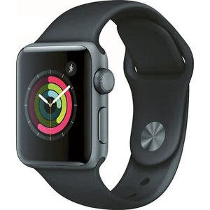 Apple Watch Series 2 38mm(GPS)Aluminum Space Gray with Midnight Band-Acceptable - Zdjęcie 1 z 4