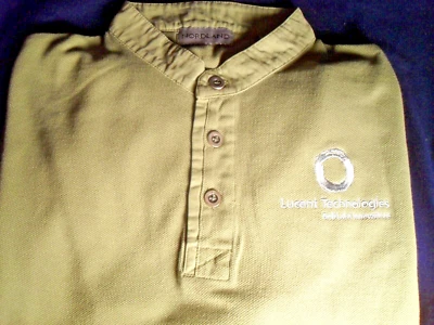 Lucent Technologies Men's Large Ugly 1-Of-A-Kind Polo Shirt New Salesman Sample - Image 1 of 4