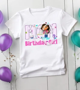 Gabbys Dollhouse Birthday Shirts, Gabbys Dollhouse Birthday Shirt, Family Shirts - Picture 1 of 17