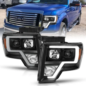 ANZO 111443 Headlight Assembly Headlight Set FITS 2009 2014 ford f 150 projector - Picture 1 of 13