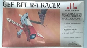 NEW Williams Bros. Gee Bee R-1 Racer Model Airplane Kit. 1/32. Factory Sealed. - Photo 1/2