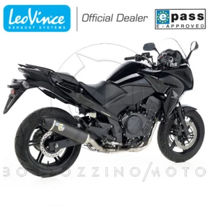 TERMINALE SCARICO MARMITTA SBK LeoVince LV ONE CARBONIO HONDA CBF 1000 2010 2011 - Foto 1 di 4