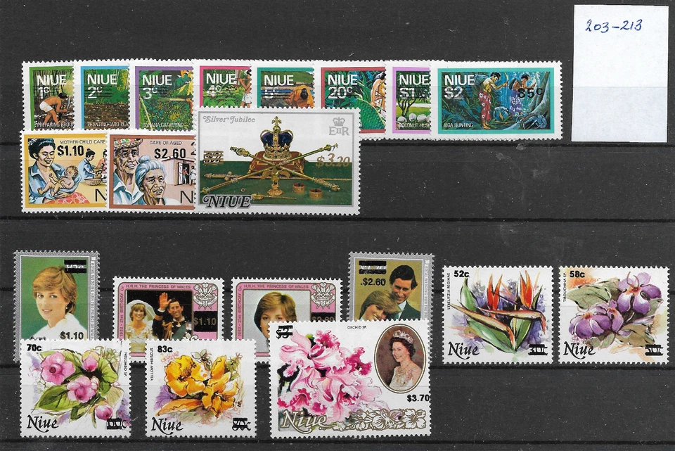 NIUE @ SURCHARGED  SetS  MNH NICE PRICED @ GB1439 - Image 1 of 1
