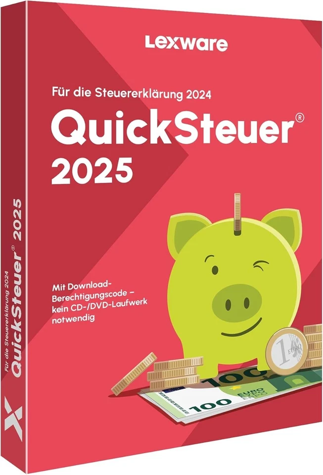 LEXWARE QuickSteuer 2025 / Jahr 2024 ESD, Lizenzschlüssel per Ebay-Nachricht NEU - Bild 1 von 1