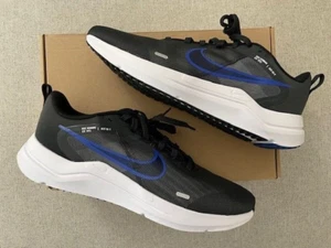 Brand New Nike DOWNSHIFTER 12 Anthracite/Racer Black-Blue Size 9/WMNS 10.5 - Picture 1 of 5