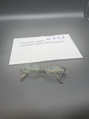 Armação de óculos Nine West 100-6WU armação de ouro mel 43-18-125mm - Imagem 1 de 4