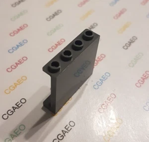 1 X Lego 60581 Panel 1 x 4 x 3 with Side Supports - Hollow Studs DARKBLUISHGRAY - Imagen 1 de 1