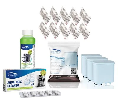 3 Water Filter for Philips LatteGo CA6903 Descaling, Milk Circuit, Cleaning Tabs - Image 1 of 4