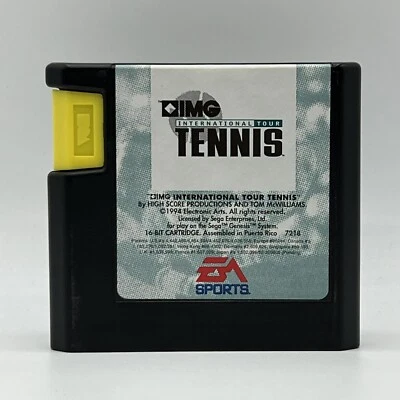 Sega Genesis IMG International Tour Tennis Authentic Tested & Working EA 1994 - Image 1 of 4