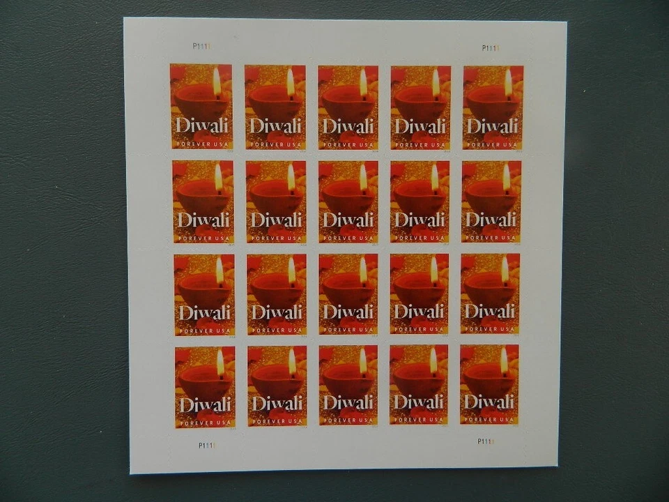 U. S. SC#  5142 DIWALI PANE OF 20 MNH FREE SHIPPING - Image 1 of 1