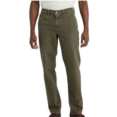 LL Bean Men's BeanFlex Pants 42x32 Loden Green Standard Fit Straight Leg EUC - Image 1 of 4