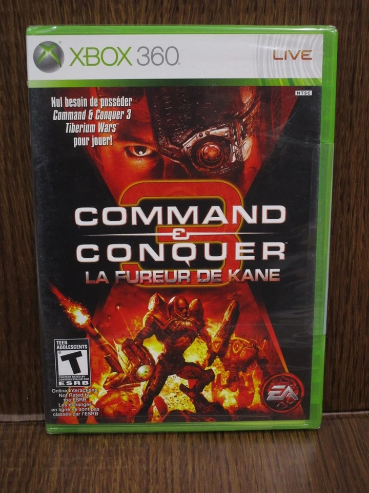Video Game XBOX 360 Command & Conquer IN FRENCH ONLY La Fureur De Kane NEW - Image 1 of 2