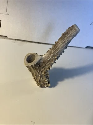 Deer Antler Pipe  - Image 1 of 4