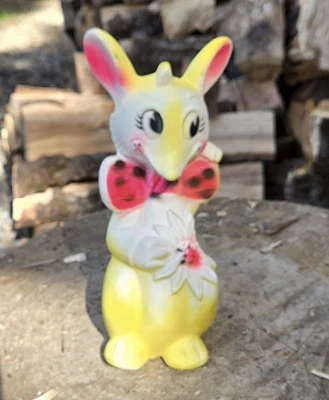 Vintage Rubber Mouse Squeaky Toy - Baby World 1965 - Made In Germany  - Image 1 of 4