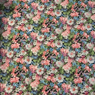 Handmade Quilted Throw Blanket Pocket Travel Folds into Pillow 44x58 Floral - Image 1 of 4