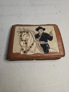 Vintage Hopalong Cassidy Kinder Geldbörse Cowboy Brieftasche - Bild 1 von 17