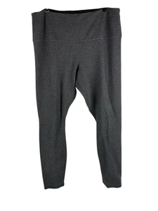 Lysse Grey Full Length Dark Grey Stretch Wide band Leggings 1x - Picture 1 of 4