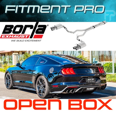 Borla 140743CFBA ATAK Cat-Back Exhaust For 2018-2023 Ford Mustang GT 5.0L V8 - Изображение 1 из 4
