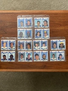 1987 M&M's Star Lineup Baseball Cards Complete Set 24 Cards 12 Panels - Picture 1 of 17