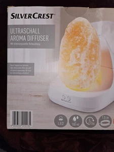 SilverCrest Ultraschall AROMA DIFFUSER inkl großem Salzkristall Mit Beleuchtung - Bild 1 von 4