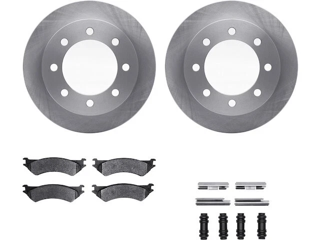 Rear Brake Pad and Rotor Kit For 1999-2007 Ford E350 Super Duty 2000 GC785GH Foto 1 de 1