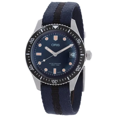 Oris Divers Sixty Five Automatic Blue Dial Men's Watch 01 733 7747 4055-07 5 17 - Image 1 of 4