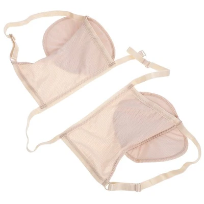 Sweat Absorbent Pad Invisible Armpit Sweat Pads Washable Underarm Sweat Pads - Image 1 of 4