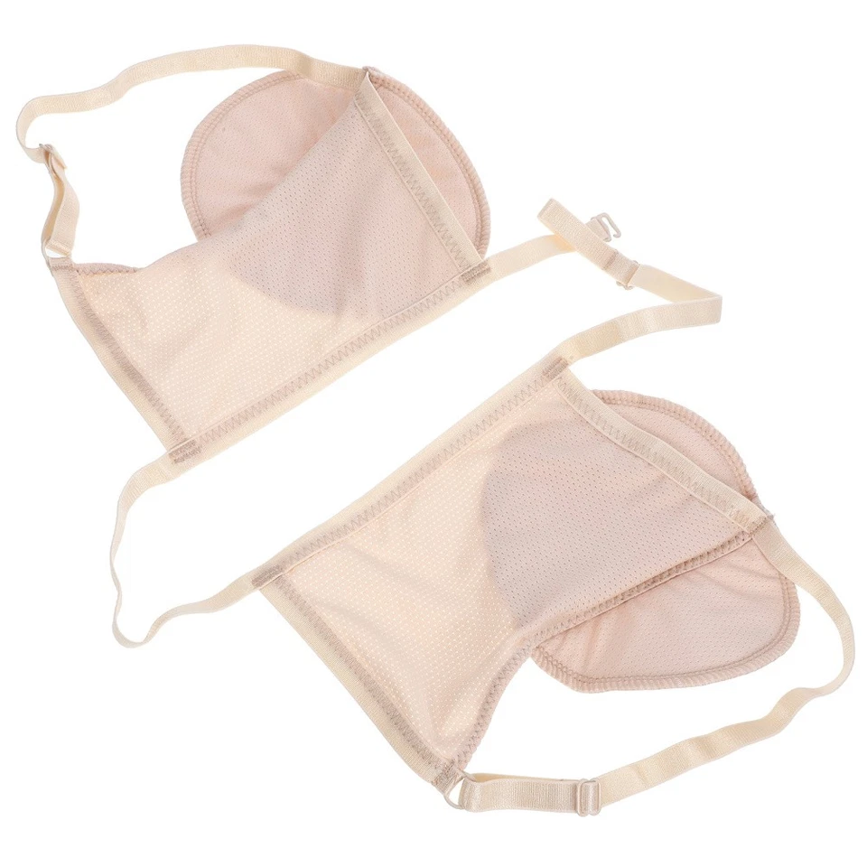 Sweat Absorbent Pad Invisible Armpit Sweat Pads Washable Underarm Sweat Pads - Image 1 of 4