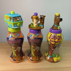 Vintage BellyWashers Scooby Doo lotto di 3 bottiglie vuote da collezione - Foto 1 di 3