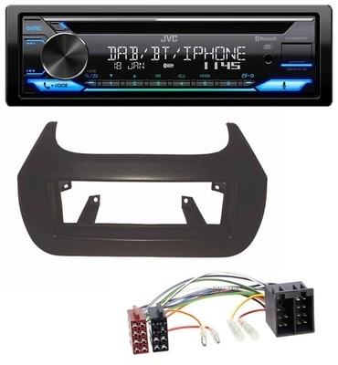 JVC Bluetooth MP3 USB DAB CD Autoradio für Citroen Nemo Fiat Fiorino Qubo Peugeo - Bild 1 von 4