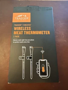Nueva sonda de carne inalámbrica TRAEGER X Meater (paquete de 2)- BAC618 - ABIERTA - Imagen 1 de 3