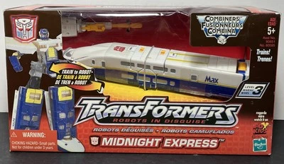 Transformers Robots In Disguise RID Midnight Express Train Hasbro 2001 NIP - Image 1 of 4
