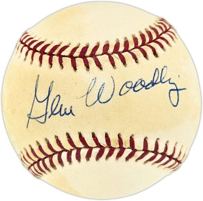 Gene Woodling Autografiado Firmado AL Béisbol New York Yankees Beckett Foto 1 de 4