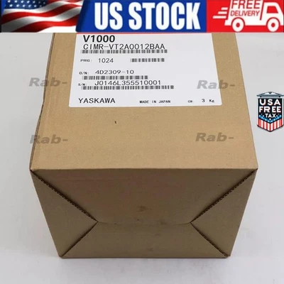 1PCS Brand New Yaskawa Inverter V1000 3.0KW/2.2KW CIMR-VT2A0012BAA - Image 1 of 2
