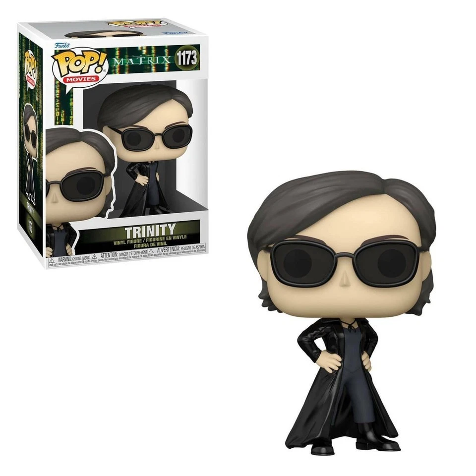 FUNKO POP VINYL FIGURE MOVIES MATRIX TRINITY 1173 NEW - Immagine 1 di 1