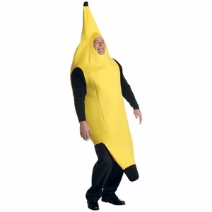Banana Deluxe Fruit Food Funny Nasty Bucks Night Adult Mens Costume Plus XXL - Picture 1 of 1
