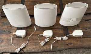 Pack de 3 systèmes Netgear Orbi Mesh WiFi 6 - couverture maison entière RBR750 RBS750 - Photo 1/3