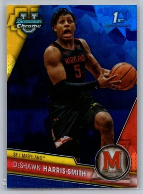 2023-24 Bowman University Chrome Sapphire #52 DeShawn Harris-Smith - Image 1 of 2