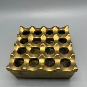 Vintage Brutalist MCM Zigarren Aschenbecher Backstrom & Ljungberg Messing Bronze - Bild 1 von 9