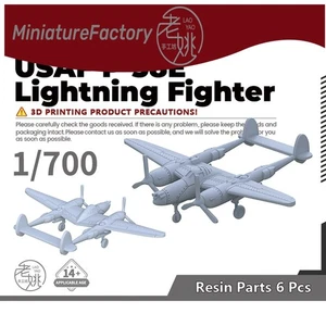 SSMODEL 1/700 USAF P-38E Lightning Fighter 6 piezas - Imagen 1 de 4