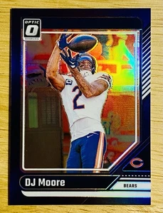 2024 Donruss Optic DJ MOORE Purple Prizm No. 36 Chicago Bears # /60 - Bild 1 von 3