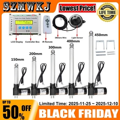 6000N Single Axis PV Solar Panel Tracking LCD Controller Sunlight Tracker System - Image 1 of 4