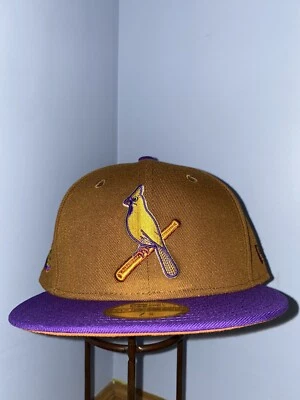 NEW ERA MENS ST LOUIS CARDINALS '34 WORLD SERIES PATCH FITTED HAT SIZE 7 5/8 NWT - Image 1 of 4