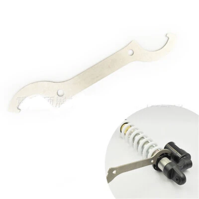 Llave de vástago de dirección de amortiguador trasero para motocicleta herramienta de reparación de acero inoxidable Foto 1 de 4