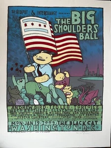 Big Shoulder Ball, Wash. D.C. poster 2009 by Jay Ryan 1st edition - Picture 1 of 2