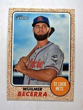2017 Topps Heritage Minors Base #64 Wuilmer Becerra - St. Lucie Mets